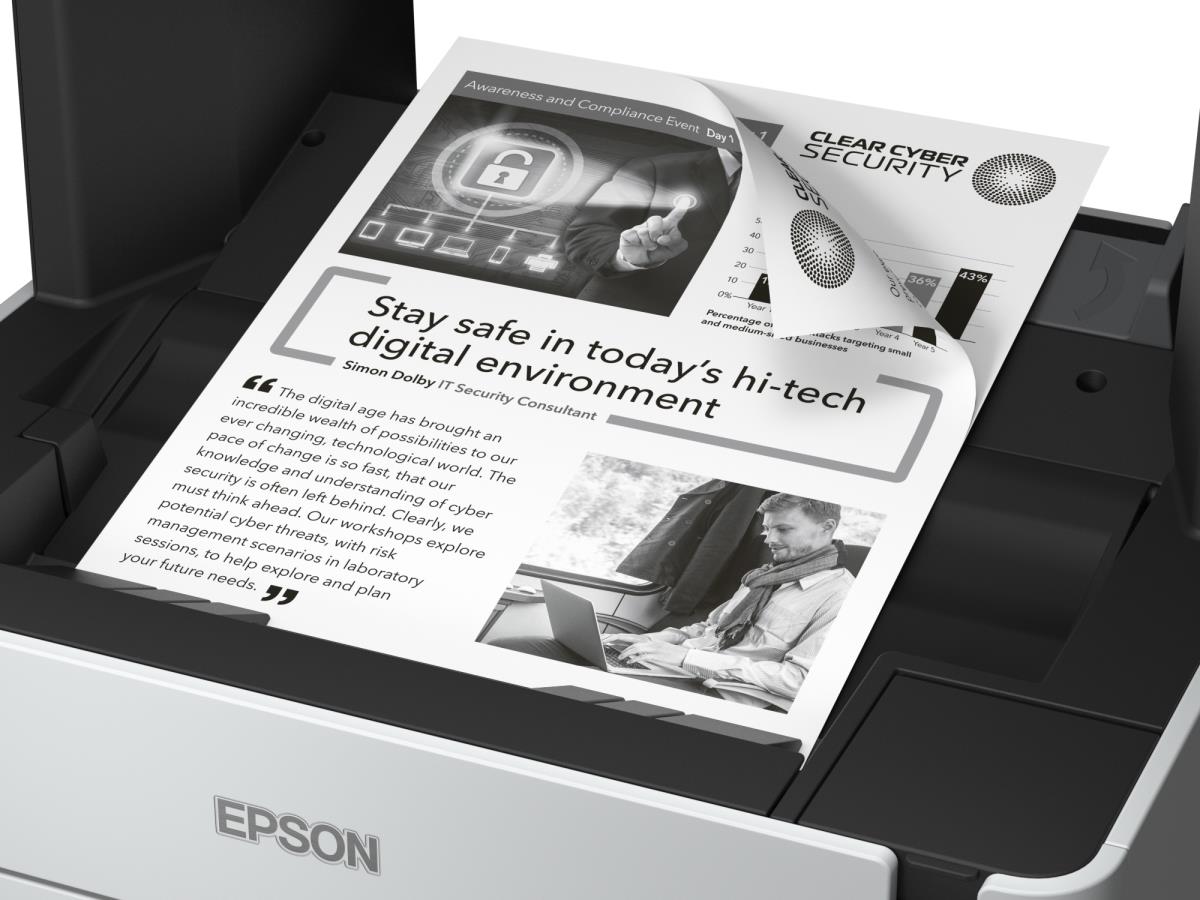 Ecotank Et-m2170 - Mono Printer - Inkjet - A4 - Wi-Fi/ USB/ Ethernet