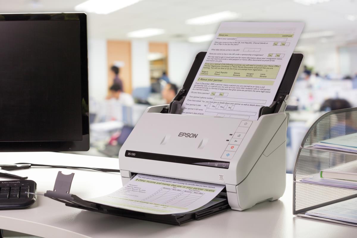 Workforce Ds-570w - Color Document Scanner USB Wi-Fi Power Pdf