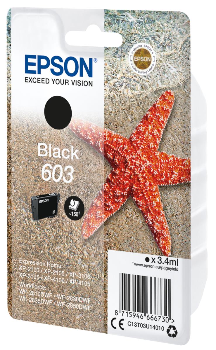 Ink Cartridge - 603 - 3.4ml - Black Rf+am