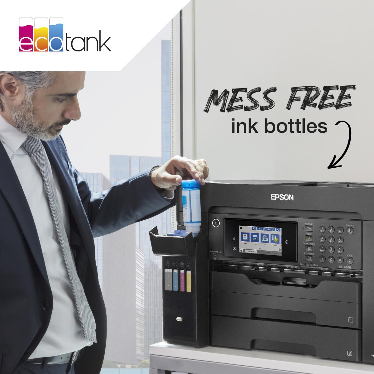Ink Bottle - 113 Ecotank - 127ml - Pigment Black