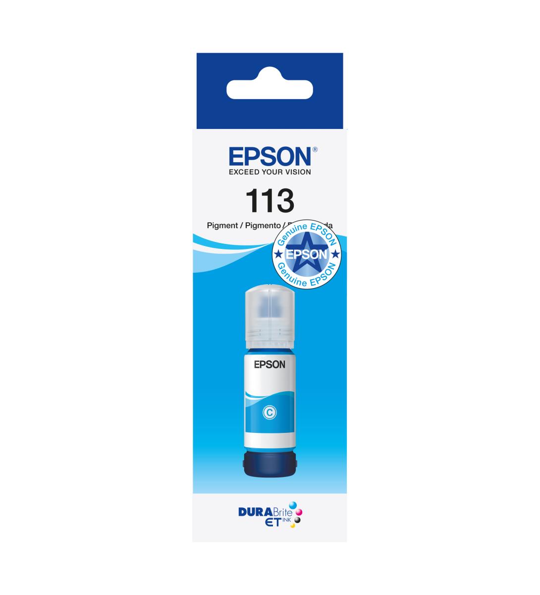 Ink Bottle - 113 Ecotank - 70ml - Cyan