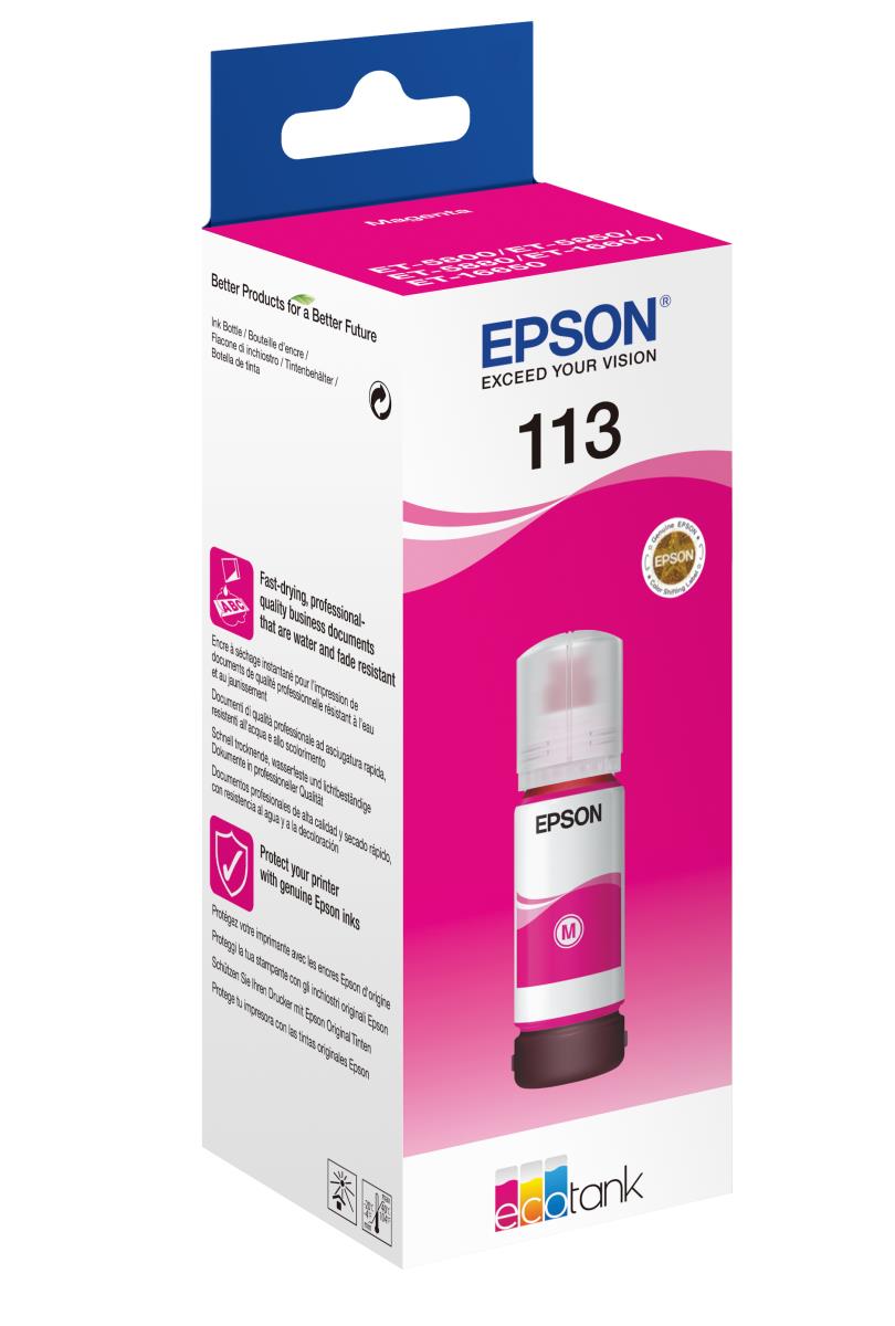 Ink Bottle - 113 Ecotank - 70ml - Magenta