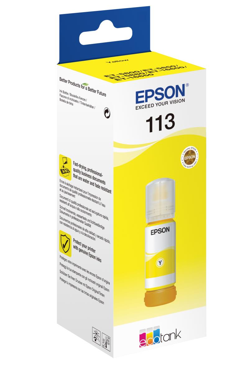 Ink Bottle - 113 Ecotank - 70ml - Yellow