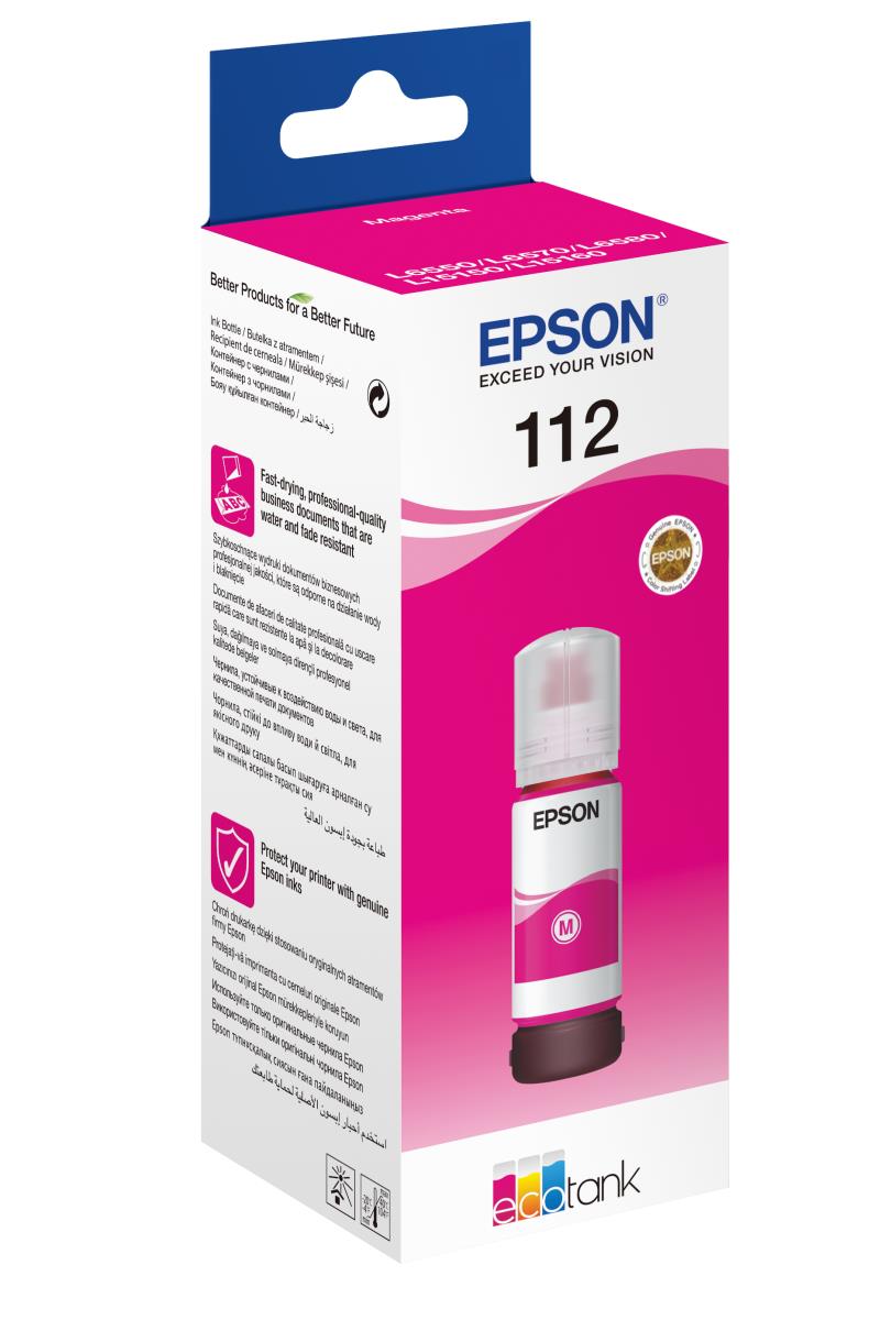 Ink Bottle - 112 Ecotank - 70ml - Magenta