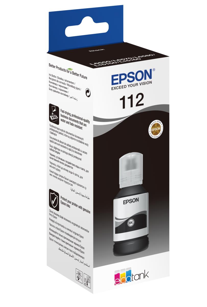 Ink Bottle - 112 Ecotank - 127ml - Black