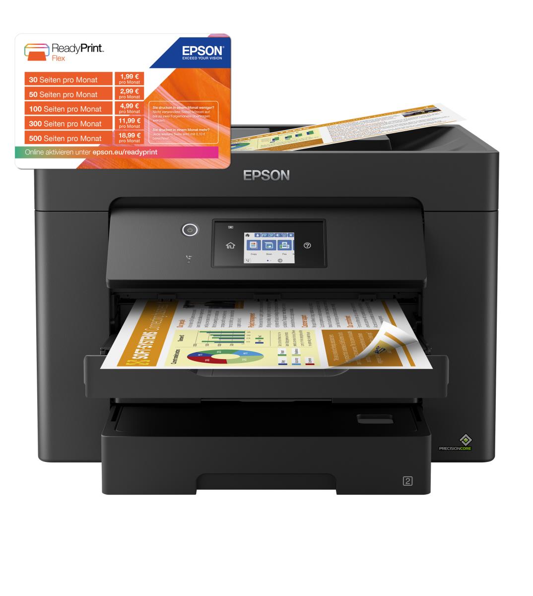 Workforce Wf-7830dtwf - Multifunction Printer - Inkjet - A3 - Wi-Fi / Ethernet / USB