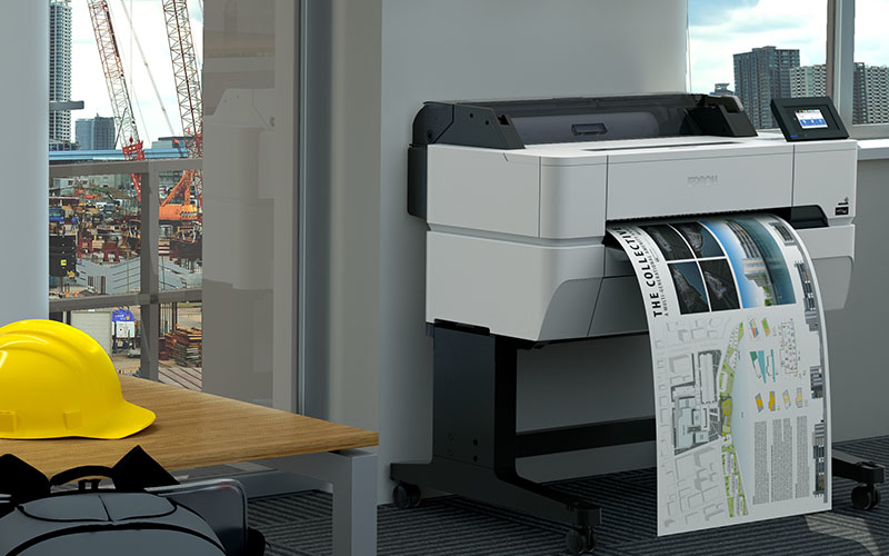 Surecolor Sc-t3405 - Color Printer - Inkjet - A1 - USB / Ethernet / Wi-Fi (with Stand)