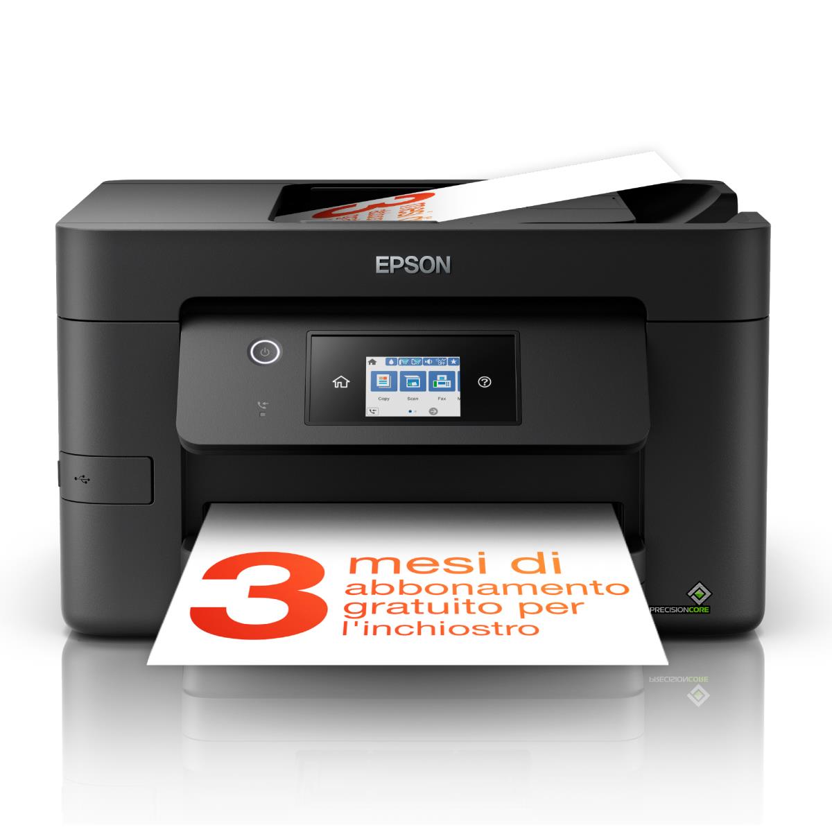 Workforce Pro Pro Wf-3825dwf - Color Multifunction Printer - Inkjet - A4 - USB / Ethernet / Wi-Fi