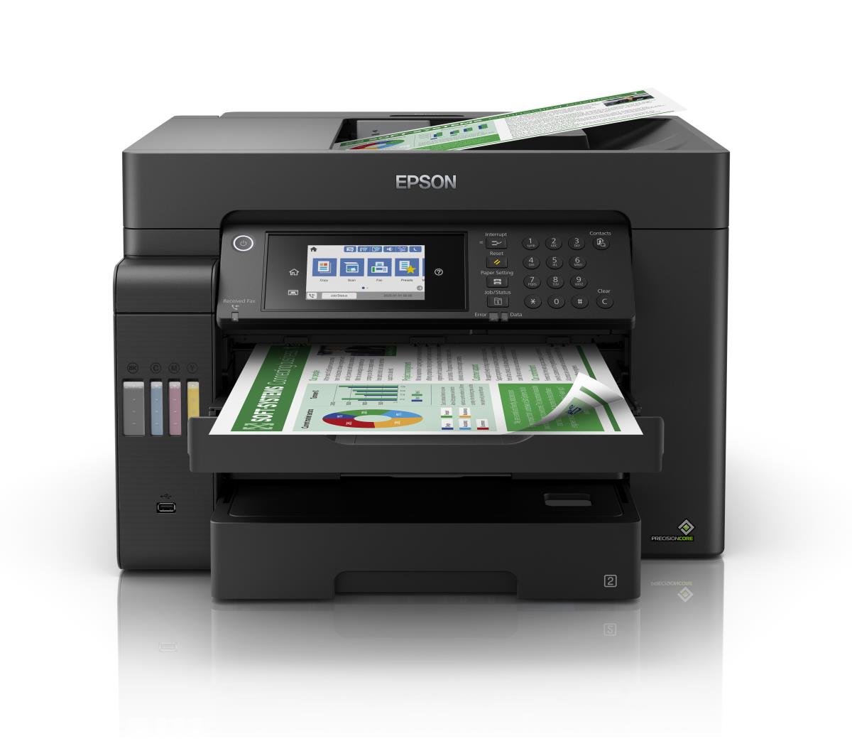 Ecotank Pro Et-16600 - Color Multifunction Printer - Inkjet - A3 - USB / Ethernet / Wi-Fi