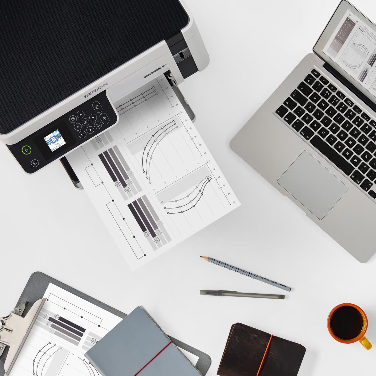 Ecotank Et-m2120 - All-in-one Printer - Inkjet - Monochrome - A4 - USB/ Wi-Fi