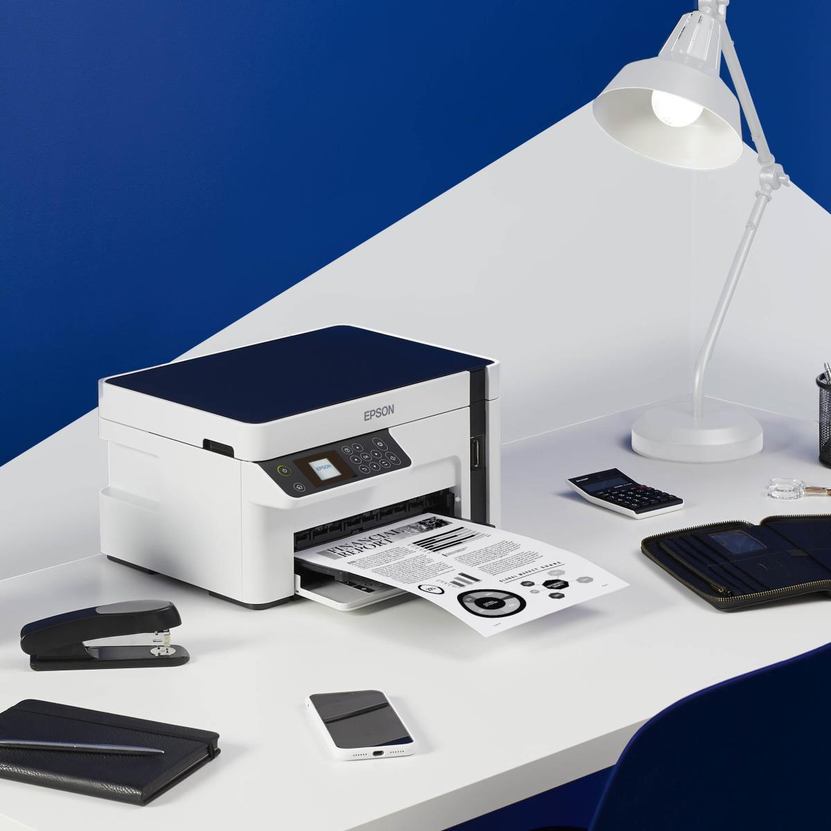 Ecotank Et-m2120 - All-in-one Printer - Inkjet - Monochrome - A4 - USB/ Wi-Fi