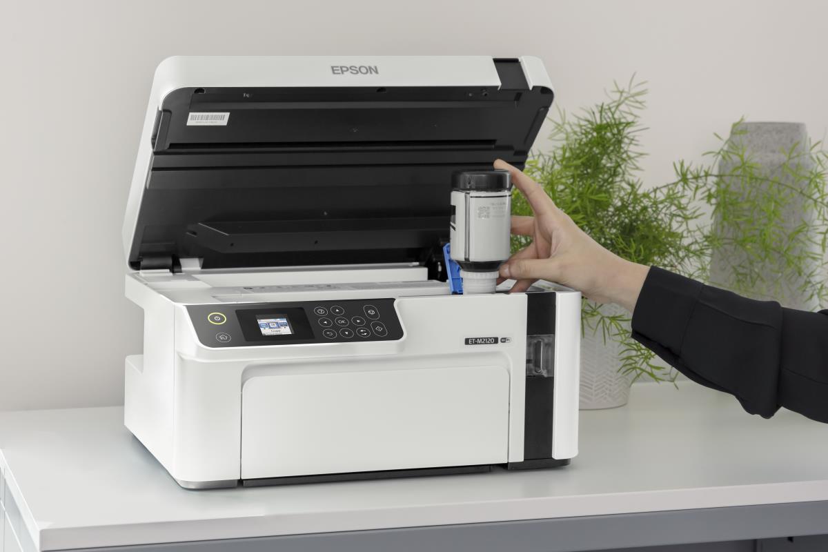 Ecotank Et-m2120 - All-in-one Printer - Inkjet - Monochrome - A4 - USB/ Wi-Fi