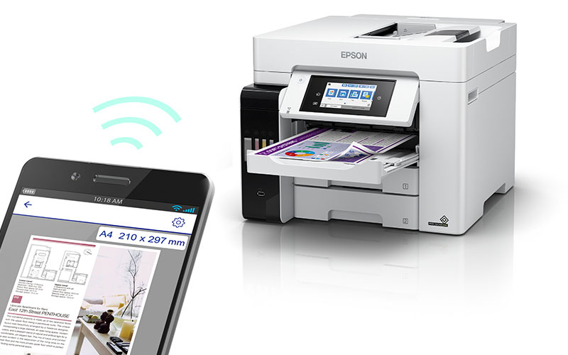 Ecotank Pro Et-5880 - Color Multifunction - Inkjet - A4 - USB / Wi-Fi
