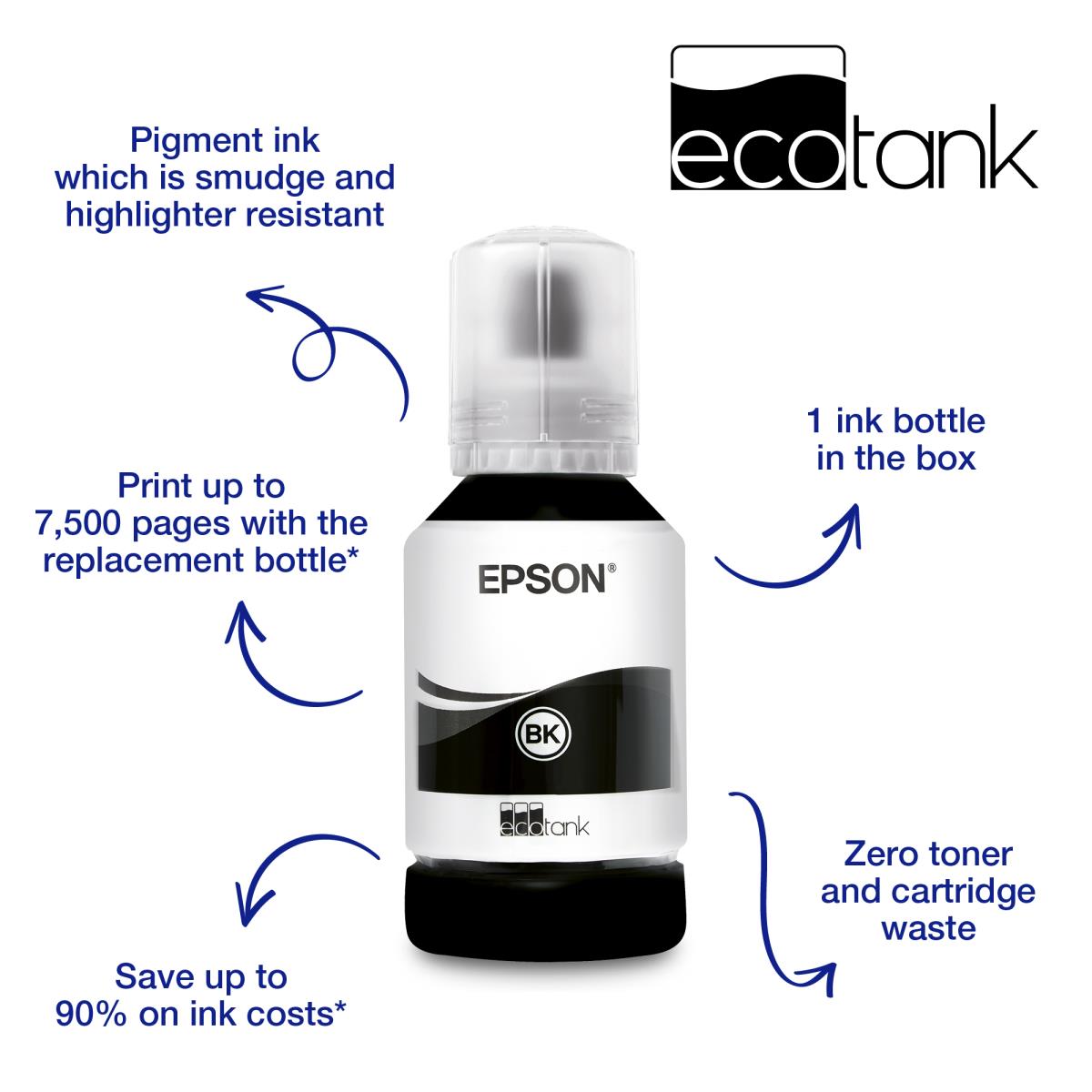 Ecotank Et-m16600 - Monochrome Printer - Inkjet - A4 - USB/ Ethernet / Wi-Fi