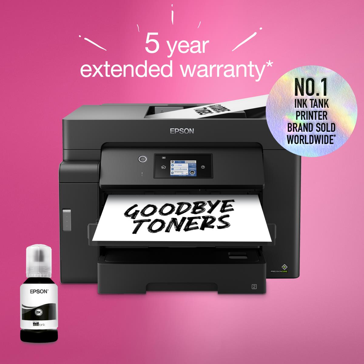 Ecotank Et-m16600 - Monochrome Printer - Inkjet - A4 - USB/ Ethernet / Wi-Fi