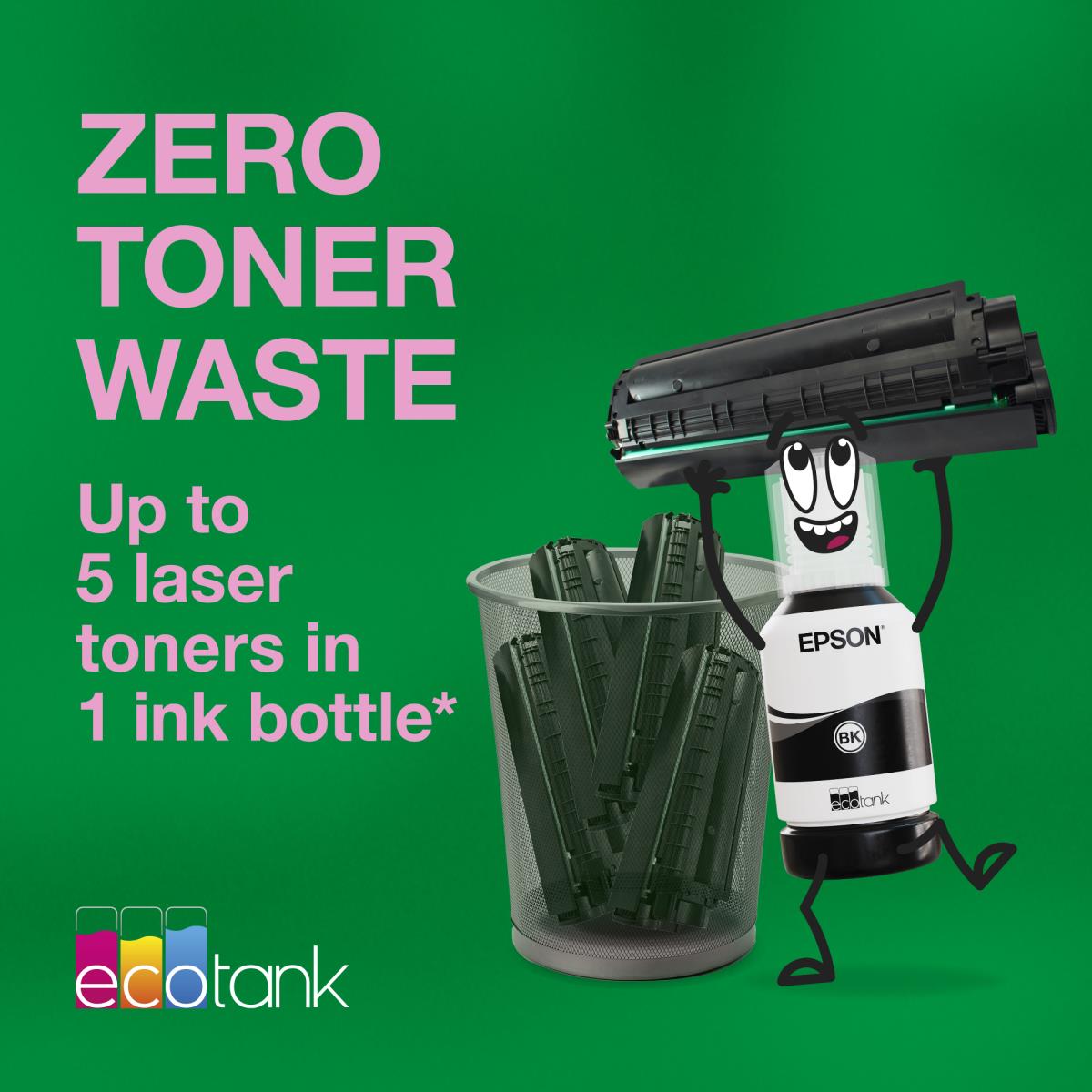 Ecotank Et-m16600 - Monochrome Printer - Inkjet - A4 - USB/ Ethernet / Wi-Fi