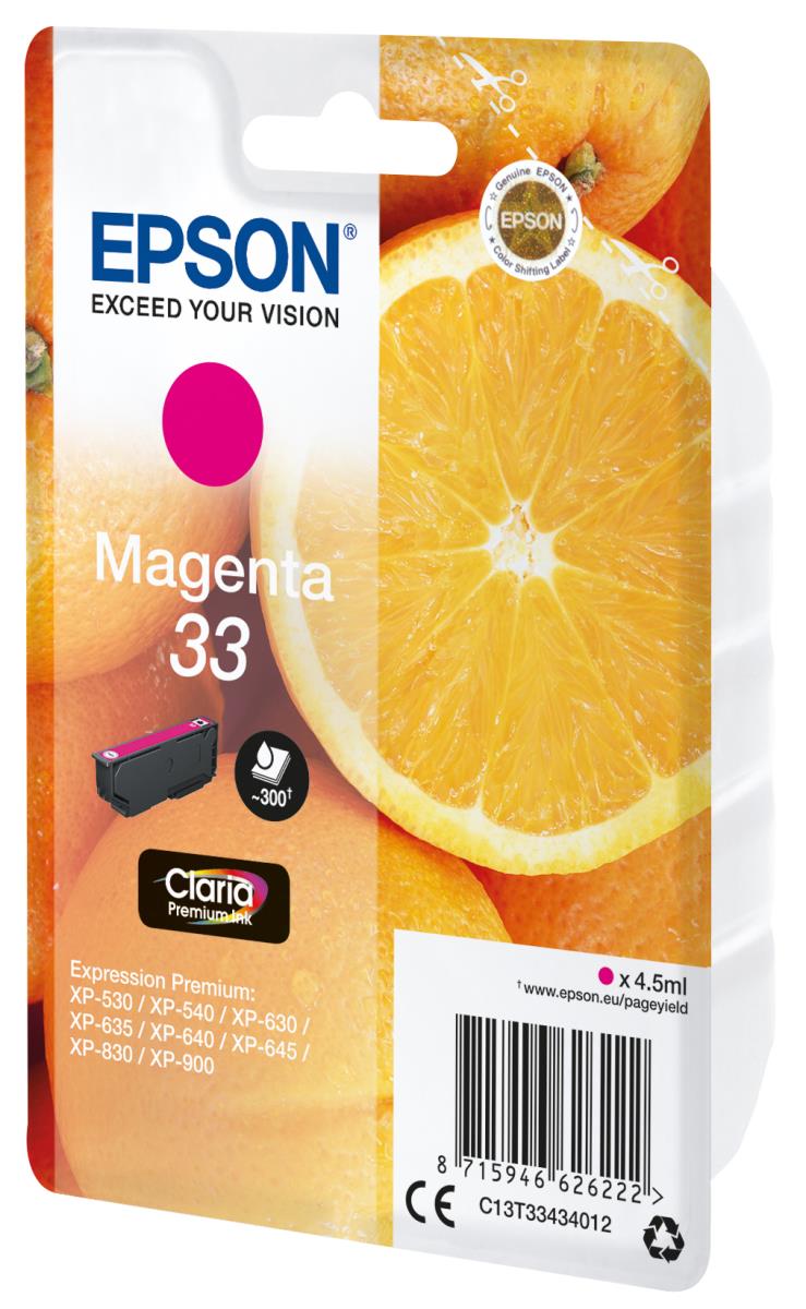 Ink Cartridge - 33 Oranges - 4.5ml - Magenta Standard Rf+am