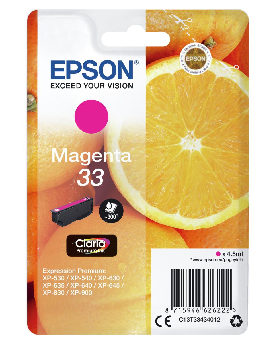 Ink Cartridge - 33 Oranges - 4.5ml - Magenta Standard Rf+am