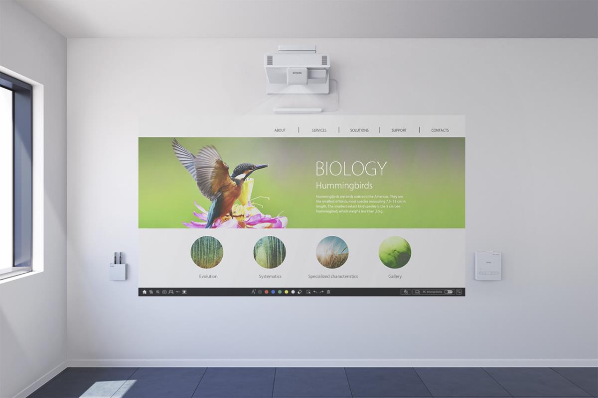 Eb-1485fi - Projector - 3LCD - 5000 Lm - 1920x1080 - USB / Ethernet / Wi-Fi / Hdmi