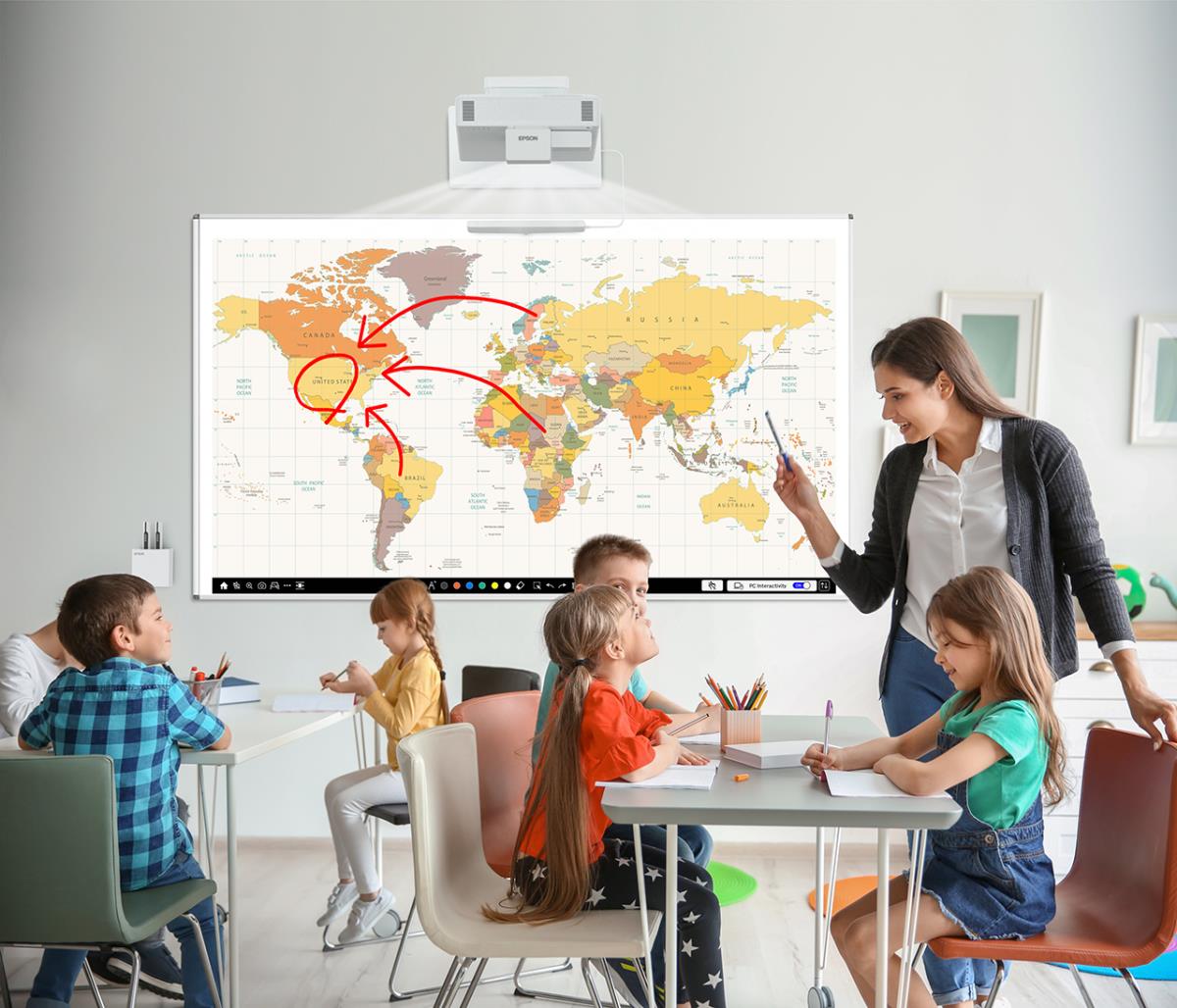 Eb-1485fi - Projector - 3LCD - 5000 Lm - 1920x1080 - USB / Ethernet / Wi-Fi / Hdmi