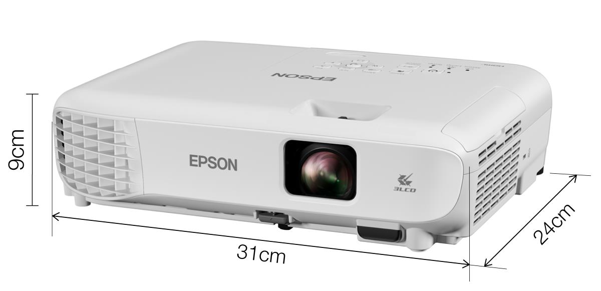Eb-e01 - Projector - 3LCD - 3300lm - Xga - Hdmi /  USB / Vga