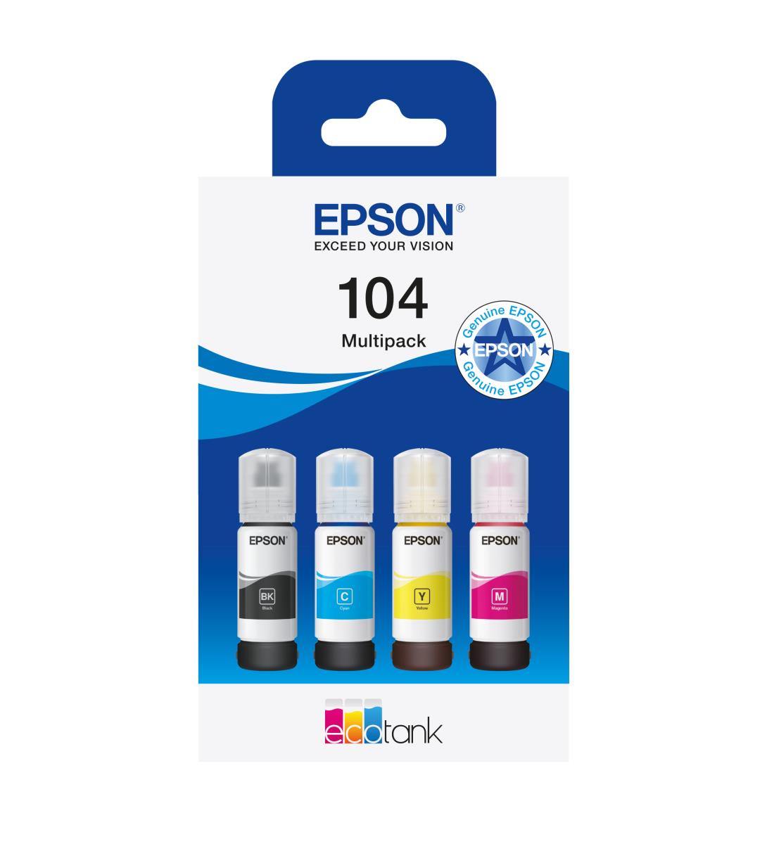 Ink Cartridge - 104 Multipack - C/m/y/b