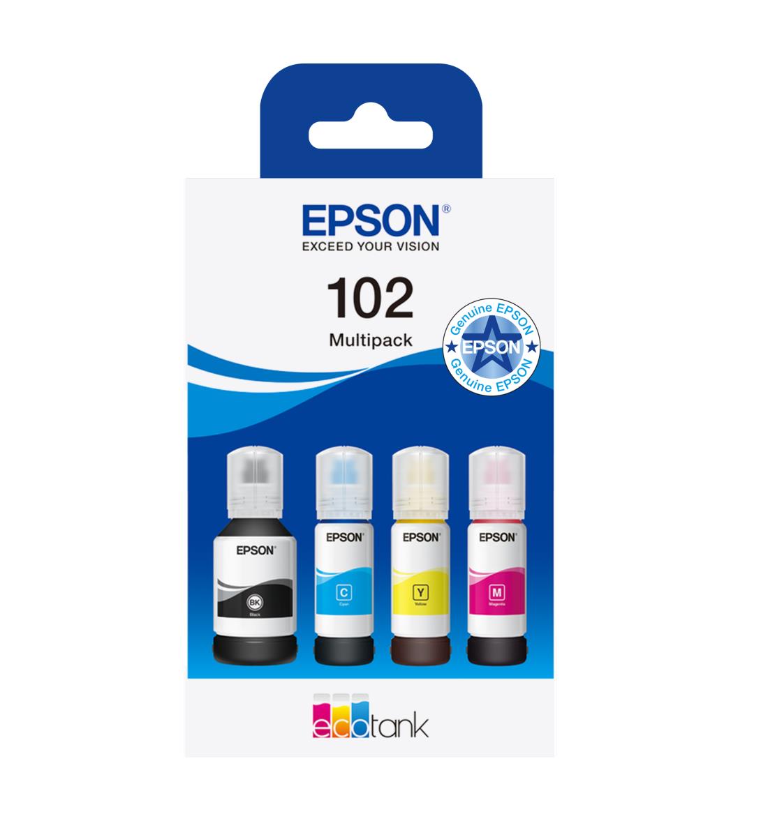 Ink Bottle - 104 Ecotank - 337ml - C/ M/ Y/ K Multipack