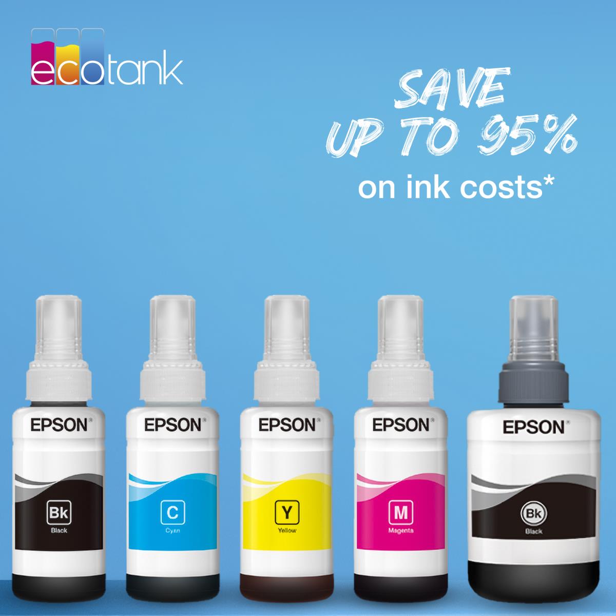 Ink Bottle - 664 Ecotank - 280ml - C/ M/ Y/ K Multipack