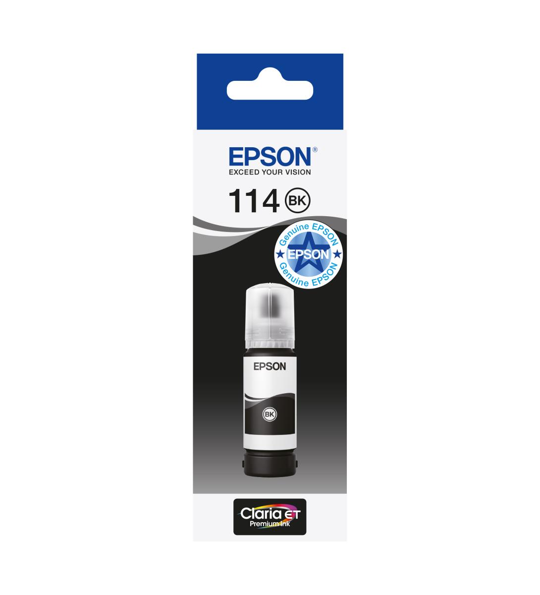 Ink Bottle - 114 Ecotank - Pigment Black