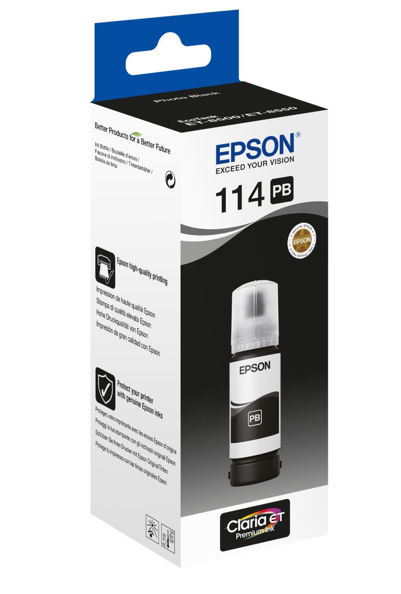 Ink Bottle - 114 Ecotank - Photo Black