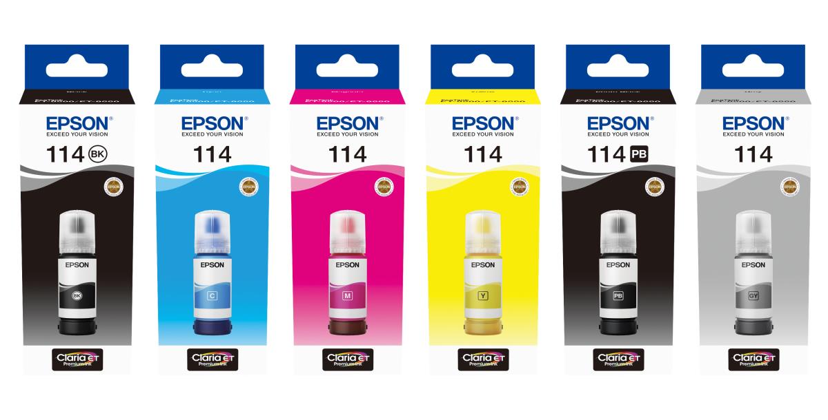 Ink Bottle - 114 Ecotank - Grey