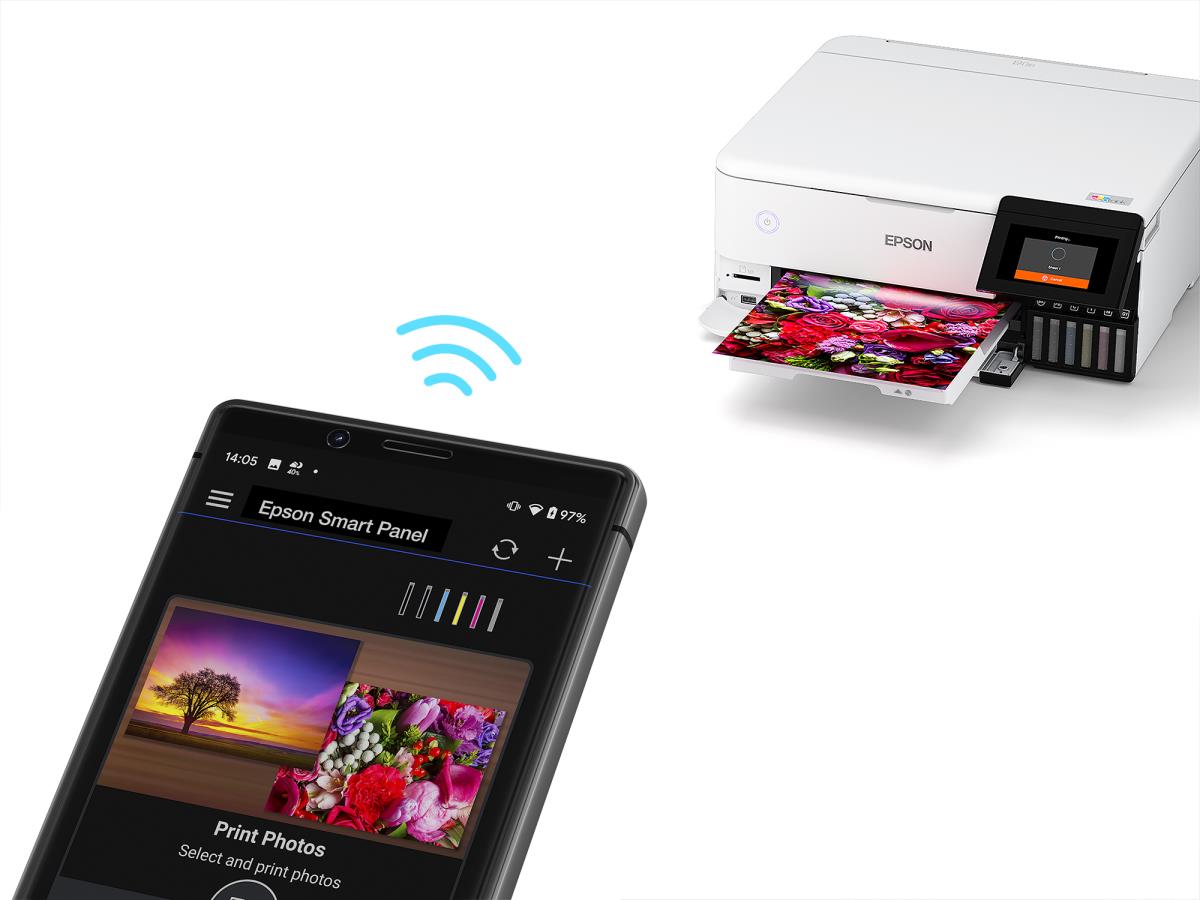Ecotank Photo Et-8500 - Color All-in-on Printer - Inkjet - A3 - Wi-Fi