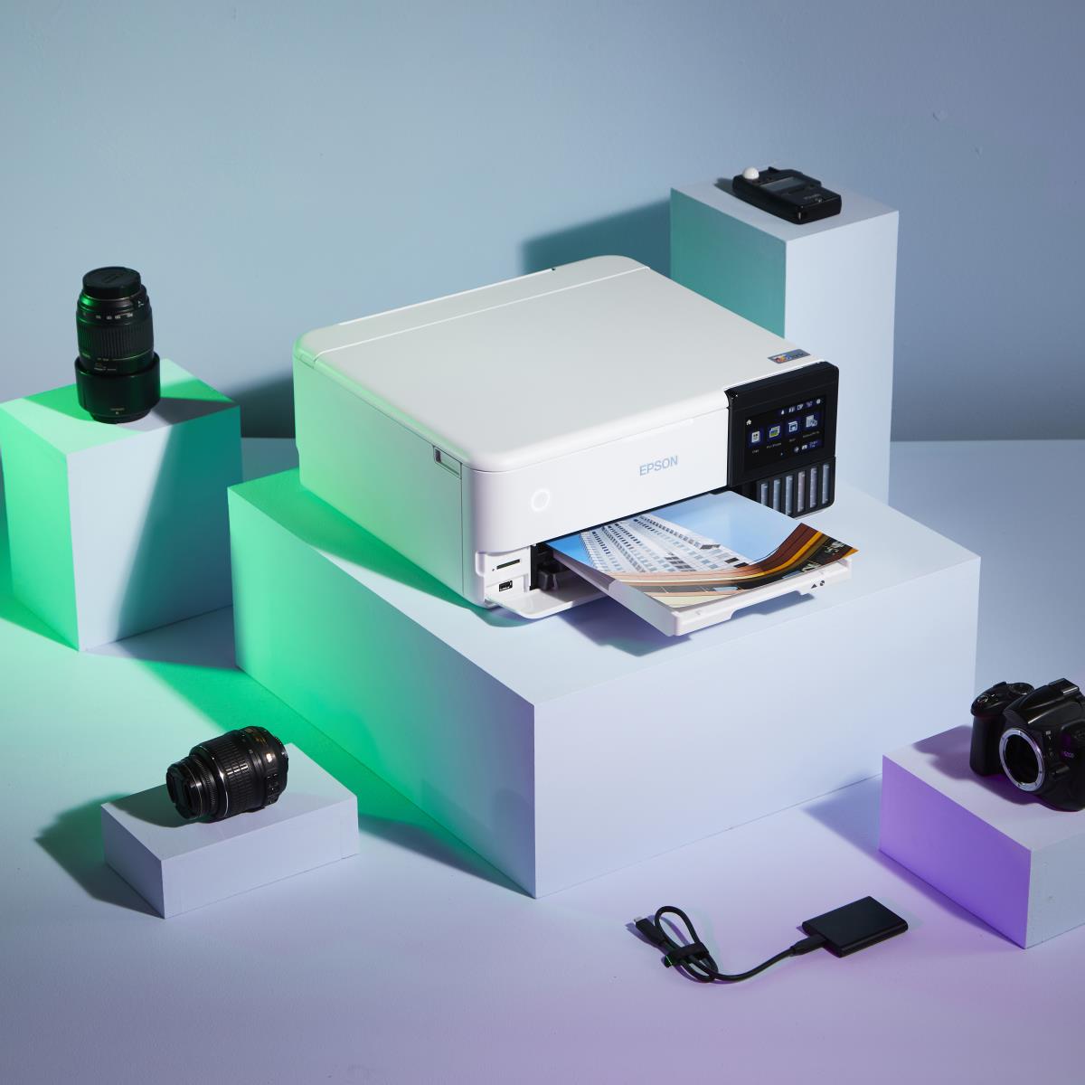 Ecotank Photo Et-8500 - Color All-in-on Printer - Inkjet - A3 - Wi-Fi