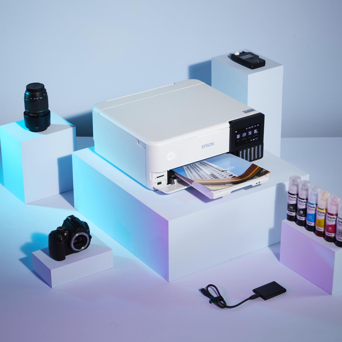 Ecotank Photo Et-8500 - Color All-in-on Printer - Inkjet - A3 - Wi-Fi
