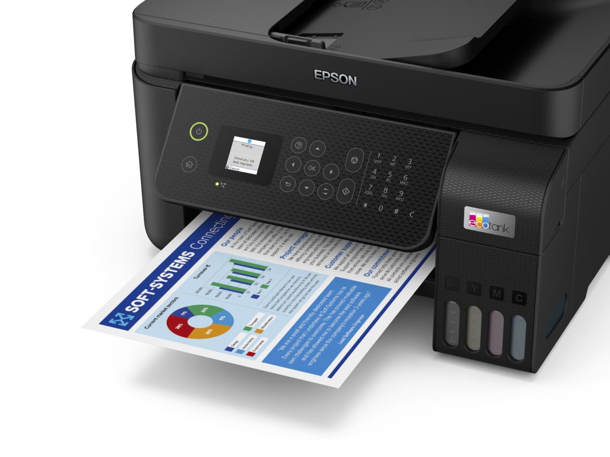 Ecotank Pro Et-4800 - Color All-in-one Printer - Inkjet - A4 - USB / Wi-Fi / Ethernet