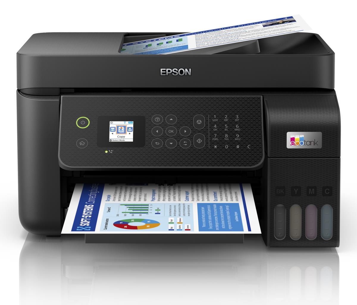 Ecotank Pro Et-4800 - Color All-in-one Printer - Inkjet - A4 - USB / Wi-Fi / Ethernet