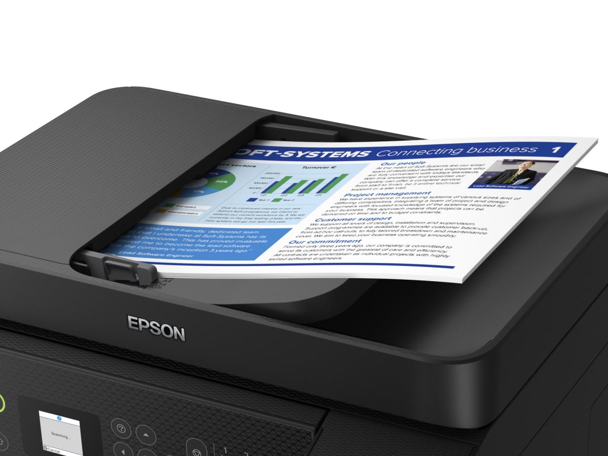 Ecotank Pro Et-4800 - Color All-in-one Printer - Inkjet - A4 - USB / Wi-Fi / Ethernet