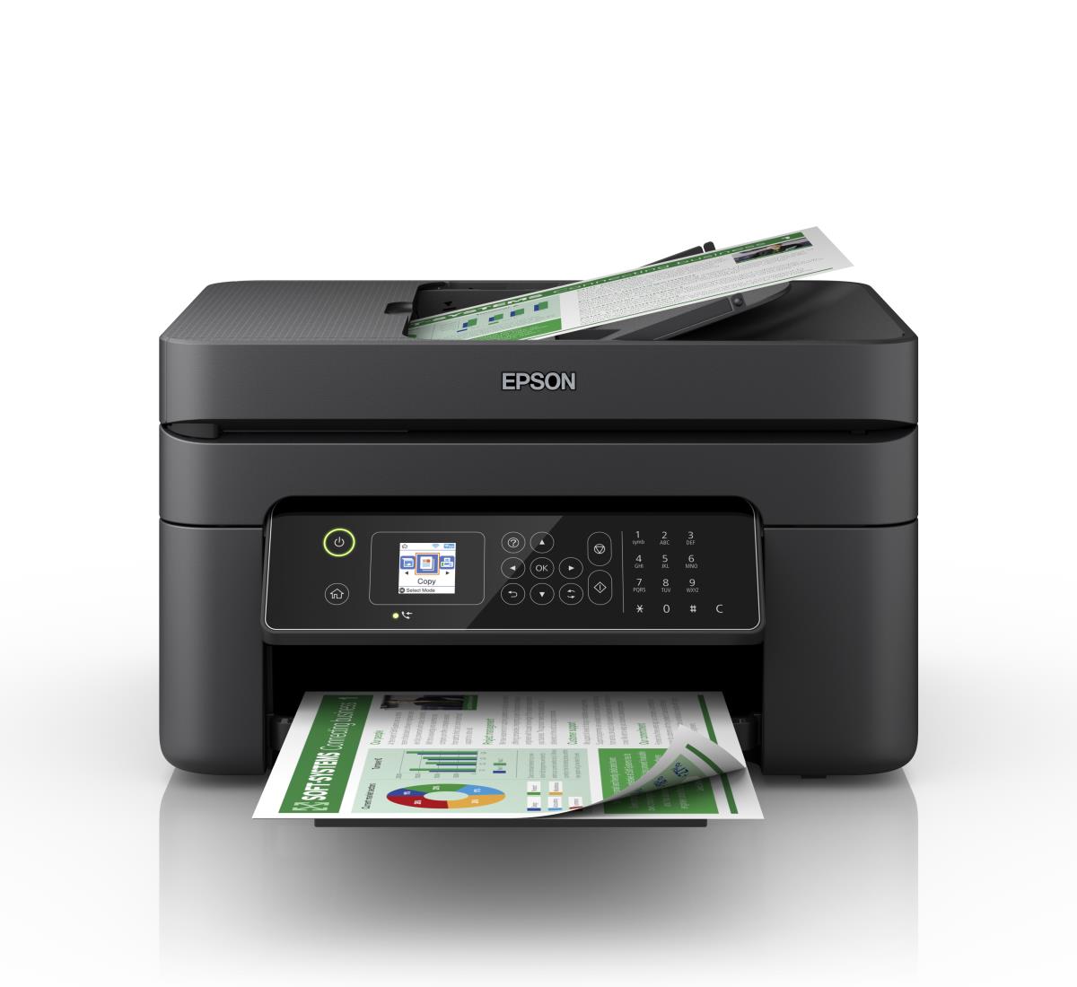 Workforce Wf-2840dwf - Color Multifunction Printer - Inkjet - A4 - Wi-Fi/ USB