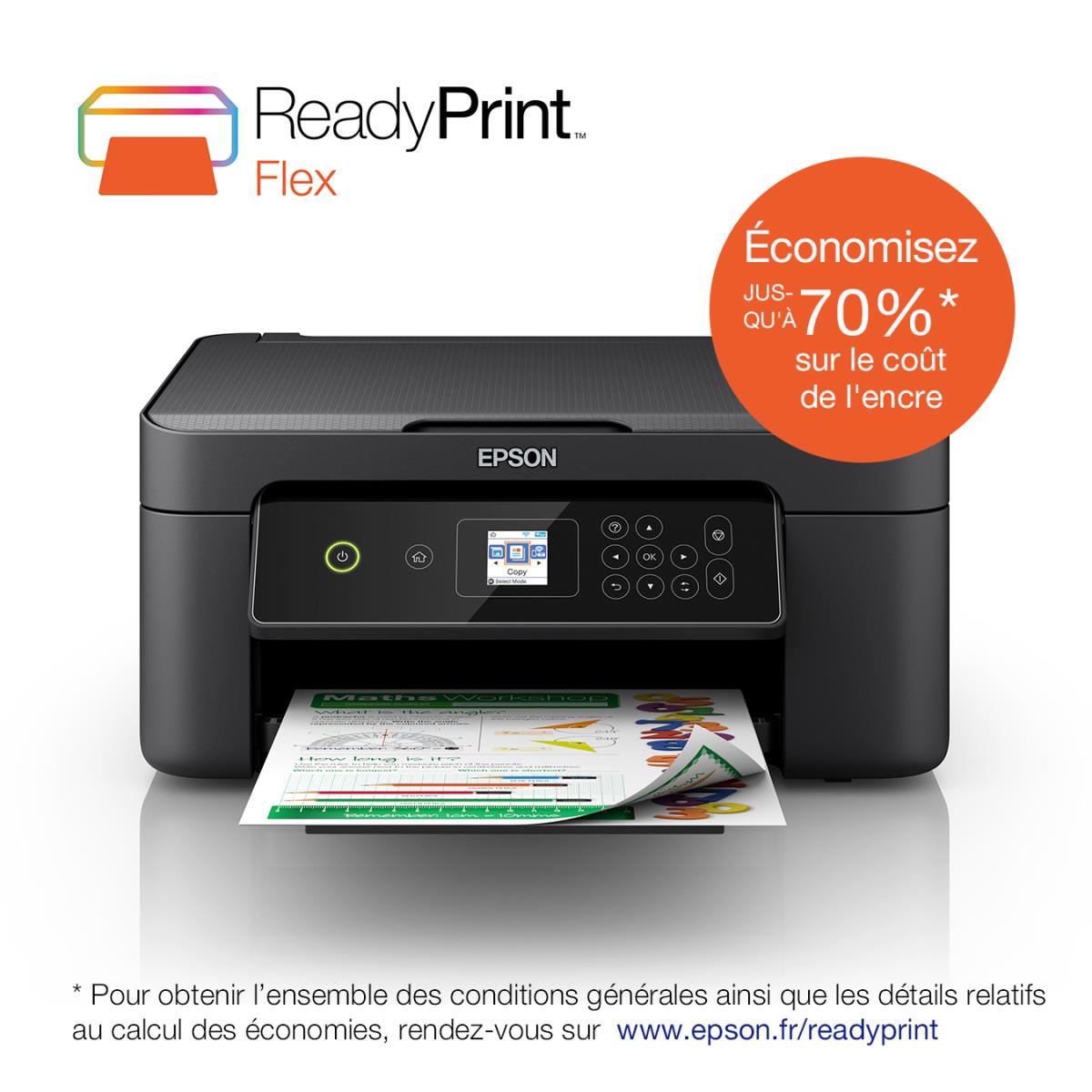 Expression Home Xp-3150 - Flexible Multifuction Printer - Inkjet - A4 - Wi-Fi / USB