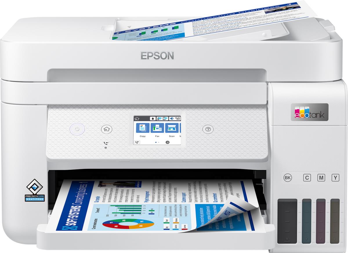 Ecotank Pro  Et-4856 - Color All-in-one Printer - Inkjet - A4 - USB / Wi-Fi / Ethernet