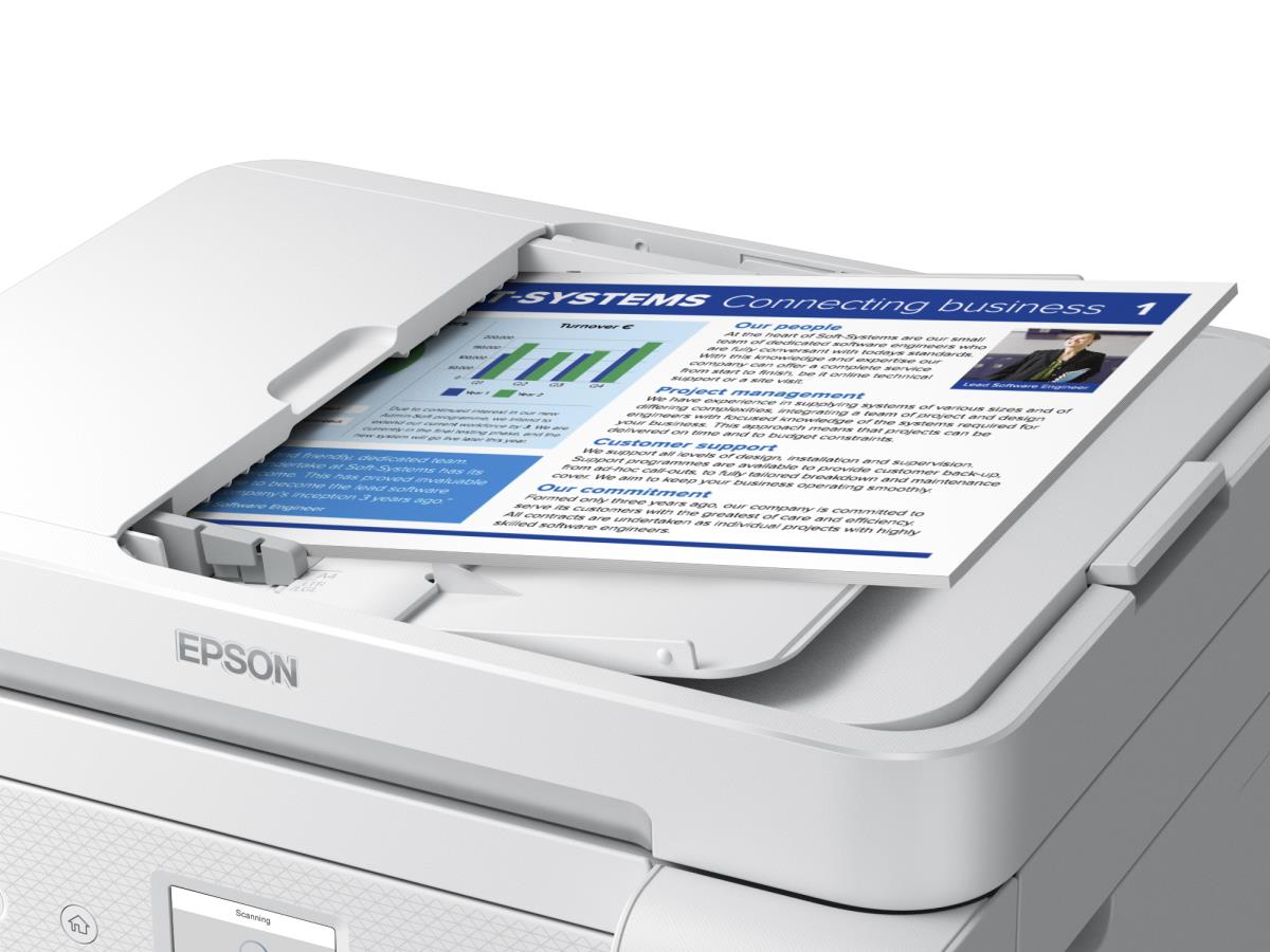 Ecotank Pro  Et-4856 - Color All-in-one Printer - Inkjet - A4 - USB / Wi-Fi / Ethernet