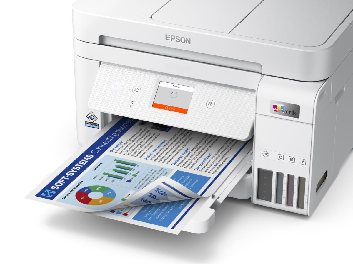 Ecotank Pro  Et-4856 - Color All-in-one Printer - Inkjet - A4 - USB / Wi-Fi / Ethernet