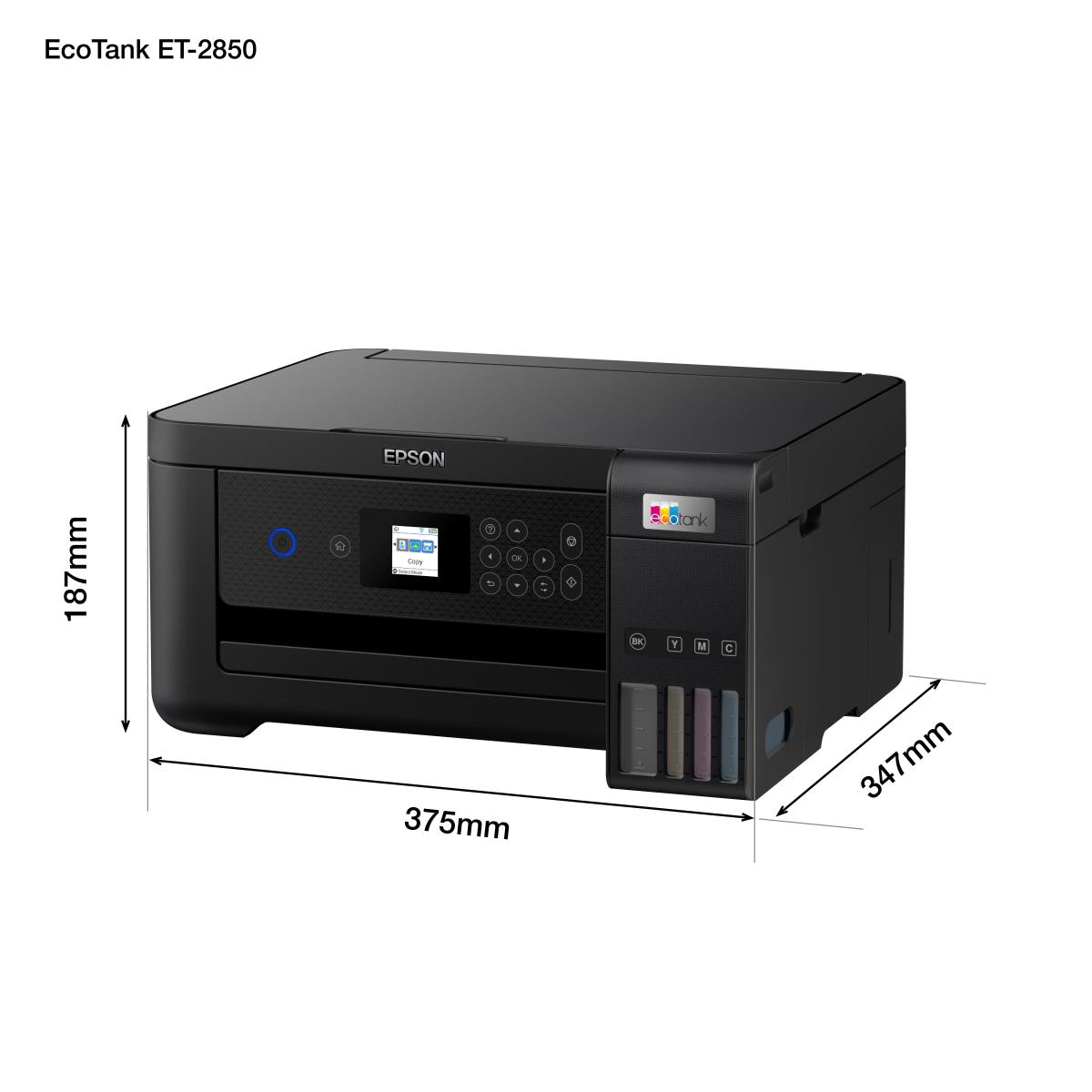 Ecotank Et-2850 - Color All-in-one Printer - Inkjet - A4 - Wi-Fi/ USB