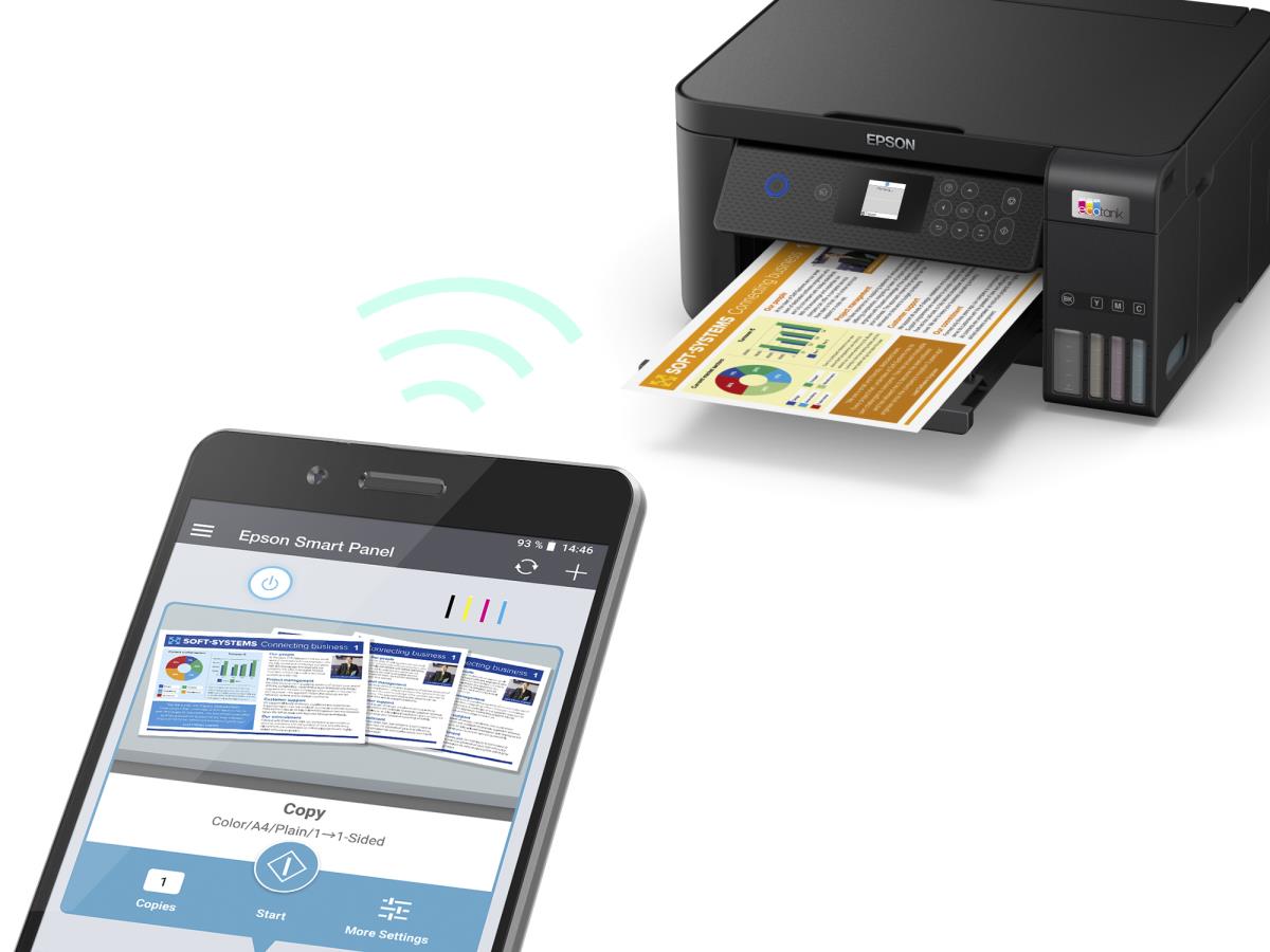 Ecotank Et-2850 - Color All-in-one Printer - Inkjet - A4 - Wi-Fi/ USB