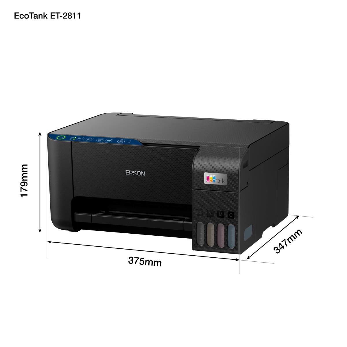 Ecotank Et-2811 - Color All-in-one Printer - Inkjet - A4 - Wi-Fi/ USB