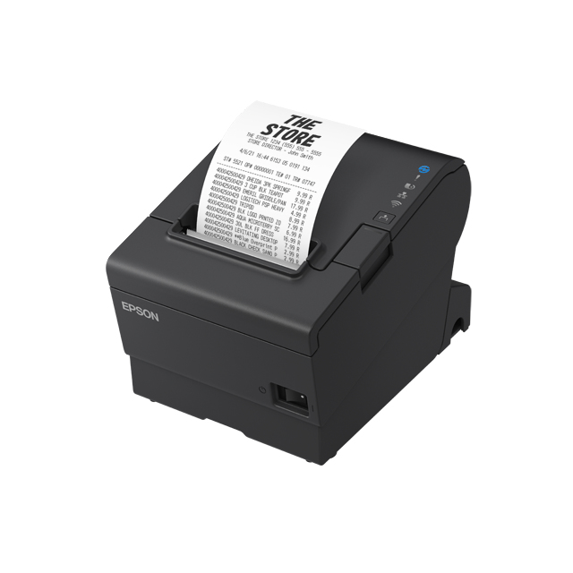 Tm-t88vii (112) - Receip Printer - Thermal - 80mm - USB / Serial / Ethernet - Black