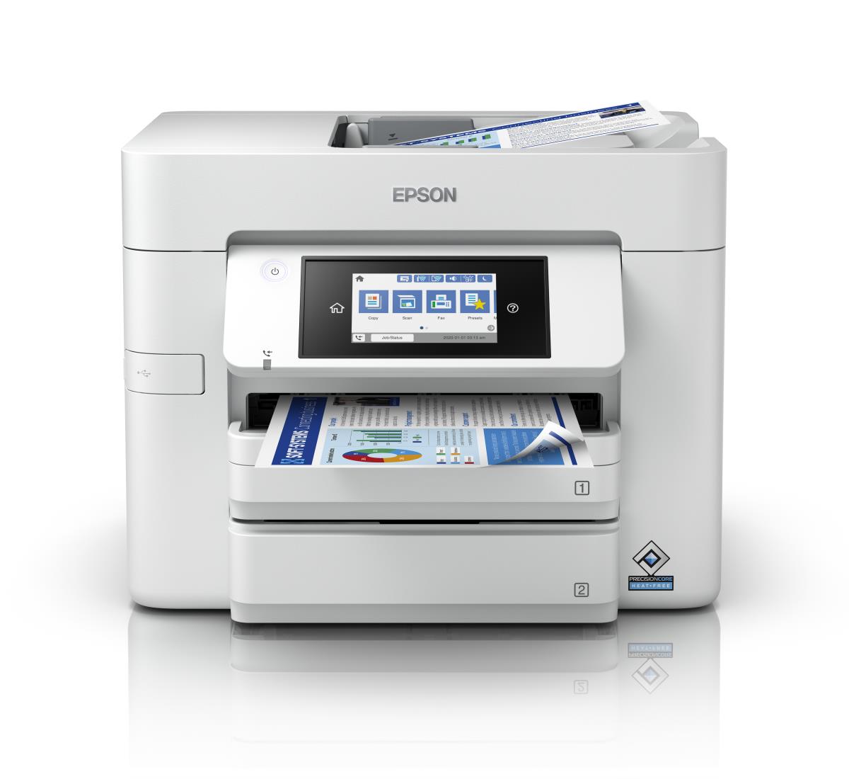Workforce Pro Wf-c4810dtwf - Multifunction Printer - Inkjet - A4 - Wi-Fi / Ethernet / USB