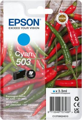 Ink Cartridge - 503 - 3.3ml - Cyan Sec