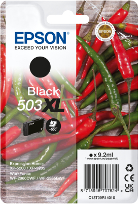 Ink Cartridge - 503 Xl - 9.2ml Black Sec