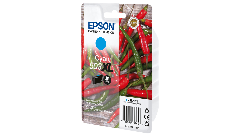 Ink Cartridge - 503 Xl - 6.4ml Cyan